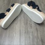 AQUA  Women's Black/White Stretch Strappy Platform Espadrille Tali Sandals sz 10 Photo 6