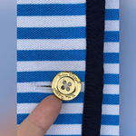 Lilly Pulitzer Malibu Flutter Blue Striped Blazer XS Photo 2