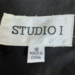 Studio 1 Women's Size 10 Brown Black Animal Print Sleeveless Maxi Dress Photo 3