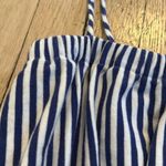 MDS Stripes Blue & White Striped Crop Top Size 0 Photo 4