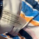 Cupshe New Bikini Womens Medium Navy Plunge Bikini Top Striped Bottom Flaw Photo 9