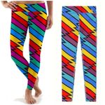 LOUDMOUTH Captain Thunderbolt Leggings Size Large Red Photo 1