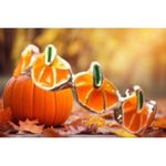 Pumpkin Ring New Orange Silver Adjustable Thanksgiving Autumn Jewelry Fe… Photo 4