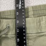 Old Navy  Pants Women 18 Olive Pull on Drawstring Stretch Flat Front Photo 7