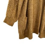 Terra & Sky Women's Cable Knit Cardigan Sweater Chunky Oversized Cozy Photo 6