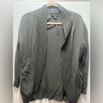 Charlie Paige  Women's Olive Cardigan Open Front with Rounded Hem Size Small Photo 0