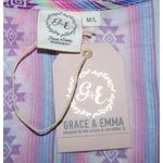 NWT Boutique Grace & Emma Pink Duster Jacket Cardigan Size M/L Open Front Sheer Size L Photo 8