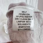 Soiéblu Soieblu Beige Floral Cold Shoulder Long Sleeve Fringe Mini Dress Size M Photo 8