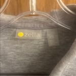 Zella  Gray Cropped Oversized Hoodie Photo 1