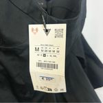 ZARA NWT Black Pleated Button Front Sleeveless Peplum Corset Cropped Top/Tank M Photo 8