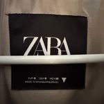 ZARA Tan Leather Vest Photo 1