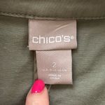 Chico's NWT Chico’s Elongated Sateen Utility Jacket Photo 7