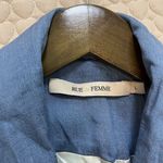 NWOT Rue De Femme Womens Blue Jacket Meduim Lightweight Work Casual Sz L Size L Photo 7