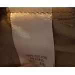 C.J. Banks Khaki Pants Relaxed Fit Pleated Front Casual Trousers Slacks 24W Tan Size undefined Photo 3