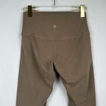 HeyNuts Essential 7/8 Leggings High Waisted Compression Athletic Yoga 25" Tan M Size M Photo 6