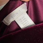 London Times NWOT Asymmetrical Velvot Top Wine Color Dressy Size XXL Photo 4