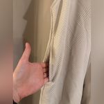 JODIFL  Cream Textured Fabric Wide Leg Romper Photo 2