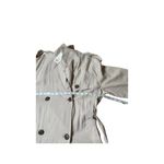 A New Day Women's Linen Long Sleeve Belted Trench Coat Tan Size XL Fall Fashion Photo 4