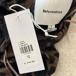 Reformation NWT Elise Knit Dress Brown Motif Photo 2