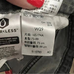 Levi's Womens Lo Pro Straight Leg Acid Wash Gray Splatter Jeans size 29 Photo 8