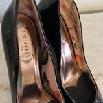 Ted Baker London Kaawa Pump Black Patent Leather pointed heels sz 37.5 US 7.5 M Photo 9