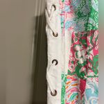 Lilly Pulitzer Delia Multi State Patchwork Lace-up Shift Dress Size 4 Photo 5