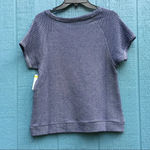 NWT Honeydew Blue Ribbed Short Sleeve Top M Size M Photo 2