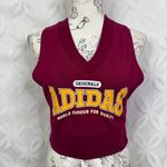 Adidas  Burgundy Originals Class Of 72 Cropped Vest Size M‎ NWT Photo 5