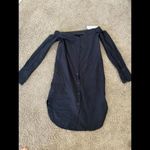 Rag and Bone  black off the shoulder long sleeve shirt dress size xs oversized Photo 10