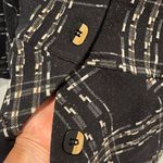 Habitat Womens Buttoned Long Sleeve Cotton Blend Swing Jacket Multicolor Large Photo 3