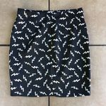 Forever 21  Black Lightning Bolt Bodycon Skirt Photo 0