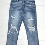KanCan USA KanCan Distressed High Rise Mom Jeans  Photo 0