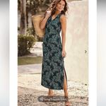 J.Jill  Wearever Collection Sleeveless Floral Maxi Dress - S‎ EUC Photo 6