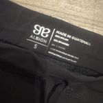 ALBION FIT Albion Black Jogger Pants with Gold Zippers size small Photo 1