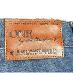 One Teaspoon x Free People Shorts Women’s Size Blue Bonita High Rise Distressed Photo 7