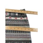 Artisan NY Tribal Print Cream & Black Midrise Cotton Blend Shorts Women's Size 8 Photo 9