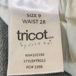 Tricot C'est Toi Distressed Ankle Cuff Jeans Size 9/28 Blue Photo 12