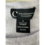 C by Bloomingdales Cashmere Short Sleeve Sweater Serenity Blue Size S‎ Photo 7