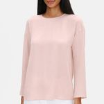 Eileen Fisher  Silk Georgette Crepe Top & Tencel A-Line Skirt Set Photo 9