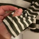 CAbi Olive Green & Oatmeal Striped Playoff Hoodie 3995 Photo 6