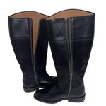 Frye MELISSA D RING TALL BLACK LEATHER RIDING BOOT WOMEN 6 Photo 3