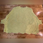 Kori  Lime Green Oversized Knit Sweater Small Scalloped Hem‎ NWT Photo 3