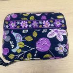 Vera Bradley Purple  Ipad / E Reader Case Birds Flowers Navy Blue 9 x 7 EUC Photo 4