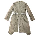 Sandrine Philippe Paneled Zip Waist Overcoat Photo 5