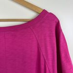 J.Jill  Pink T-Shirt Dress Size 2X V-Neck Cotton Comfort Lounge Travel Flowy Photo 1