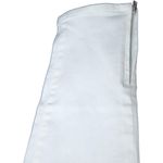 Martha Stewart Women's Jeans Size 8 White Knit Denim Ankle Pull On Elastic NWOT Photo 1