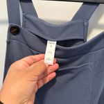 Halara  Navy Wide Leg Overalls Jumpsuit Adjustable Straps Pockets Lagenlook sz M Photo 2