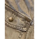 Max jeans Utility Vest XS Olive Green Sleeveless Zip Button 100% Tencel Photo 6