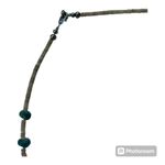 Handmade Turquoise & Quartz Stone Necklace - Boho Chic, Durable Steel String Photo 3