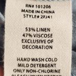 Soft Surroundings Women Lillith Embroidered Linen Tunic Top Size Lp Blue Office Photo 10